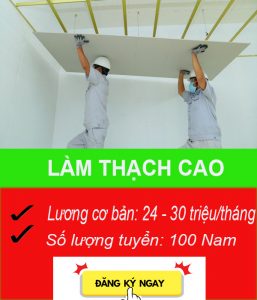 tuyển thợ thạch cao đi singapore