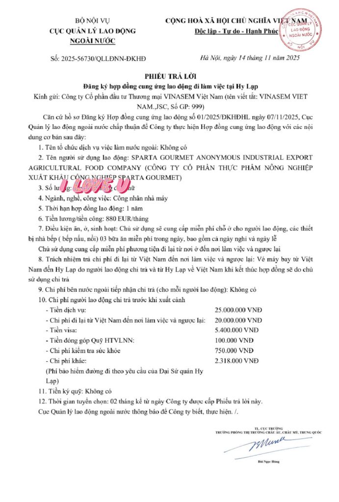 Phieu Tra Loi Hy Lap