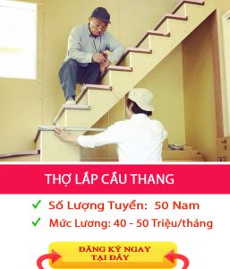 đơn hàng lắp cầu thang