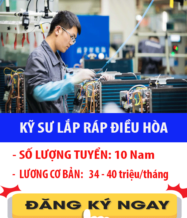 Ky Sư Dai Loan Lap Rap Dieu Hoa