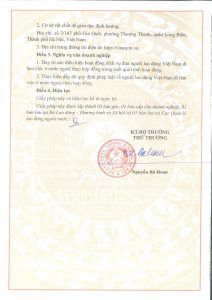 giấy phép xklđ vinasem