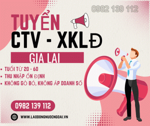 tuyển ctv xklđ tại Gia Lai