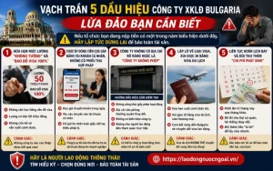 Vach Tran 5 Dau Hieu Cong Ty Xkld Bulgaria Lua Dao