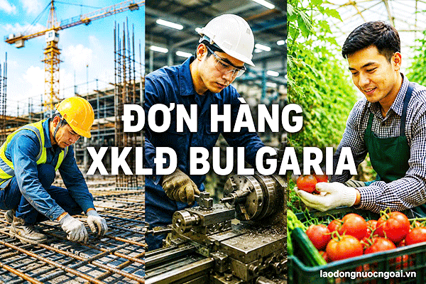 Tổng hợp đơn hàng XKLĐ Bulgaria theo diện cấp phép mới nhất.