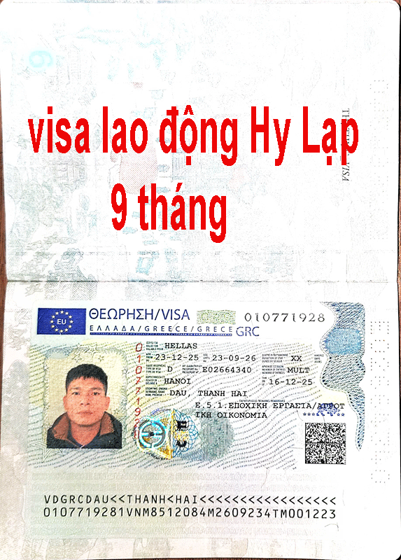 Visa Lao Dong Hy Lap 9 Thang