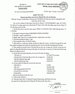 Phieu Tra Loi Nhat Ban
