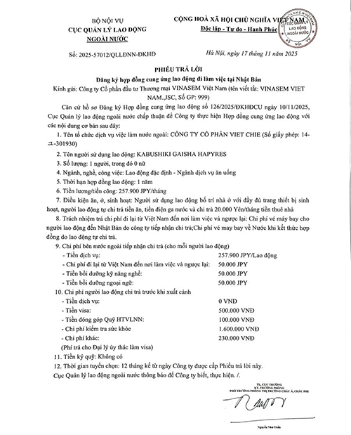 Phieu Tra Loi Nhat Ban